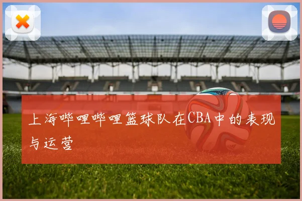 上海哔哩哔哩篮球队在CBA中的表现与运营